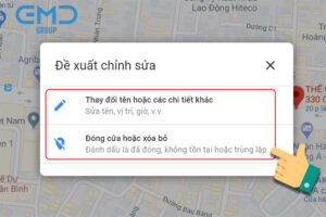Xóa vĩnh viễn địa điểm